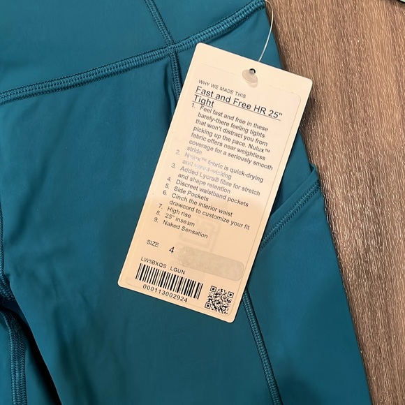 Lululemon Fast and Free HR 25” Leggings - Picture 9 of 14